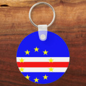 Porte-clés Symbole du Pays du Cap Vert (Recto)