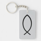 Porte-clés Symbole du poisson de Jésus (Devant)