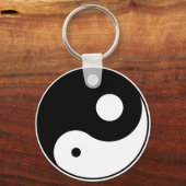 Porte-clés symbole du yin yang déséquilibré (Recto)