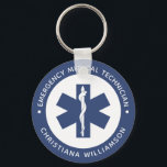 Porte-clés Symbole EMT personnalisé Technicien Médicale d'urg<br><div class="desc">Symbole EMT personnalisé Cadeaux de technicien Médicale d'urgence!</div>