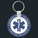 Porte-clés Symbole EMT personnalisé Technicien Médicale d'urg<br><div class="desc">Symbole EMT personnalisé Cadeaux de technicien Médicale d'urgence!</div>