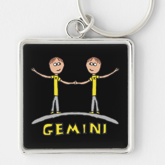 Porte-clés SYMBOLE Étoile Gemini (Devant)