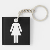 Porte-clés Symbole féminin Porte - clé (Dos)