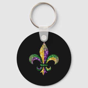 Porte-clés Symbole Fleur De Lis Mardi Gras Louisiane Nouvelle