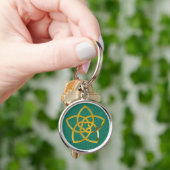 Porte-clés Symbole Fleur Vénus / OR (main)