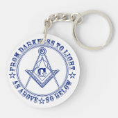 Porte-clés Symbole franc-maçonnerie (Dos)
