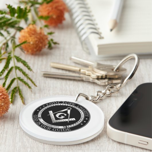 Porte-clés Symbole franc-maçonnerie (Devant droit)