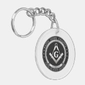 Porte-clés Symbole franc-maçonnerie (Devant gauche)