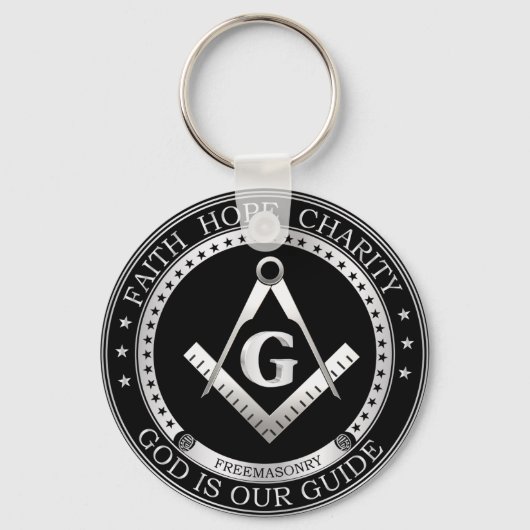 Porte-clés Symbole franc-maçonnerie (Recto)
