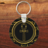 Porte-clés Symbole Gold Egyptian Ankh Cross (Recto)
