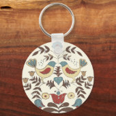 Porte-clés SYMBOLE Hex Amish néerlandais Pennsylvanie Bird Am (Recto)
