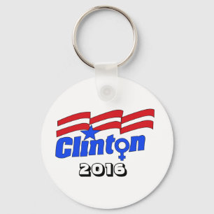 Porte-clés SYMBOLE Hillary Clinton + féminin