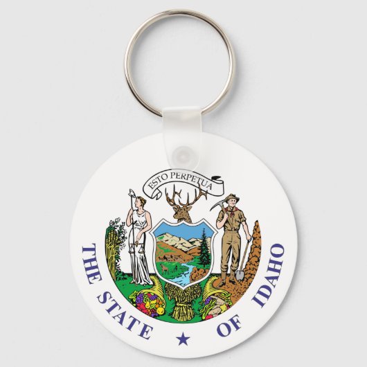 Porte-clés Symbole Idaho (Recto)