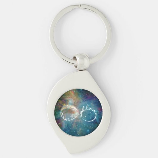 Porte-clés Symbole infinité de "Live Laugh Love" mystique (Devant)