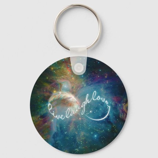 Porte-clés Symbole infinité de "Live Laugh Love" mystique (Recto)