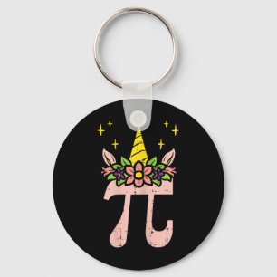 Porte-clés Symbole Jour Pi Unicorn Tête Cute 314 Math Pun Gee