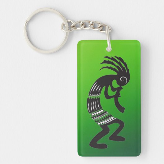 Porte-clés Symbole Kokopelli d'Amérique latine Porte - clé (Devant)