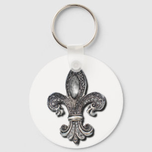 Porte-clés Symbole la Nouvelle-Orléans de Flor De Lis Fleur