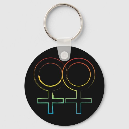 Porte-clés symbole lesbien (Recto)