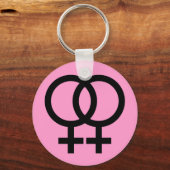 Porte-clés symbole lesbien porte - clé (Recto)