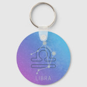 Porte-clés Symbole Libra Zodiac Star Horoscope Constellation (Recto)