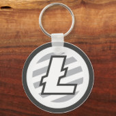 Porte-clés Symbole Logo de Litecoin d'origine Crypto Porte - (Recto)