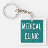 Porte-clés SYMBOLE Médicale DE LA ROUTE Clinique (Devant)