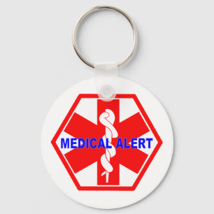 Porte-clés SYMBOLE Médicale D'ID D'ALERTE