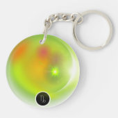 Porte-clés Symbole moderne Zodiac Capricorne Citation Élément (Dos)
