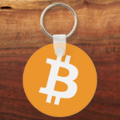 Porte-clés Symbole monétaire Bitcoin (Recto)