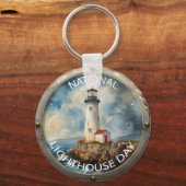 Porte-clés Symbole national du jour du phare (Verso)