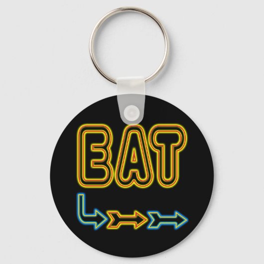 PORTE-CLÉS SYMBOLE NEON REMAT (Recto)