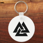 Porte-clés Symbole noix de caille triquetra (Recto)