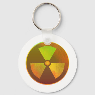 Porte-clés Symbole nucléaire Luminance radioactive