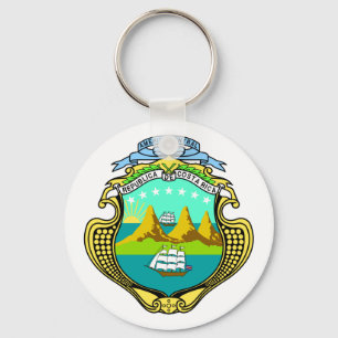 Porte-clés Symbole officiel du Costa Rica de l'Heraldry
