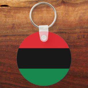 Porte-clés Symbole panafricain du drapeau et de l'UNIA / vent