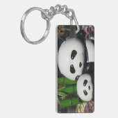 Porte-clés SYMBOLE Panda DU Zoo D'Ueno (Devant gauche)