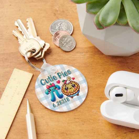Porte-clés Symbole Pi mignon et pie Pie Pie Pie (Bureau)