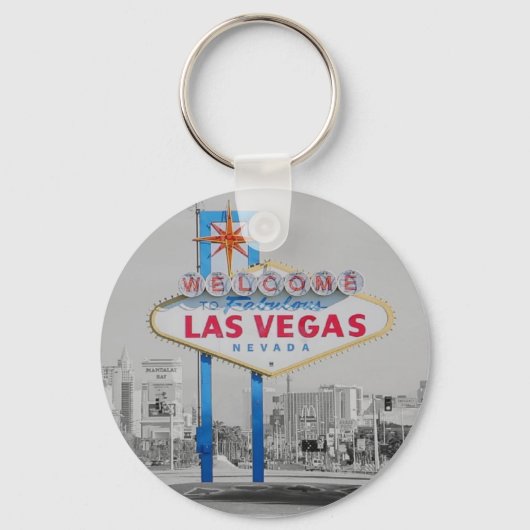 Porte-clés SYMBOLE Porte - clé RÉtro Las Vegas (Recto)