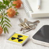 Porte-clés Symbole radioactif (Côté)