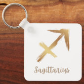 Porte-clés Symbole Sagittaire d'or vendu rext (Recto)