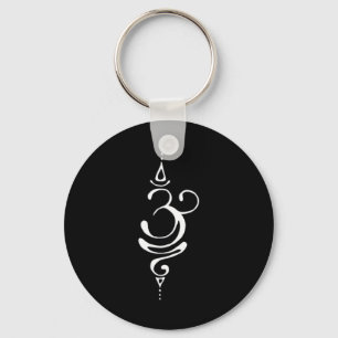 Porte-clés Symbole Sanskrit Ancien Pour Respirer Inspiration