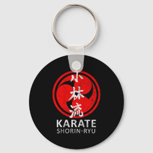 Porte-clés Symbole Shorin Ryu Karate Kanji Japon Art Martial