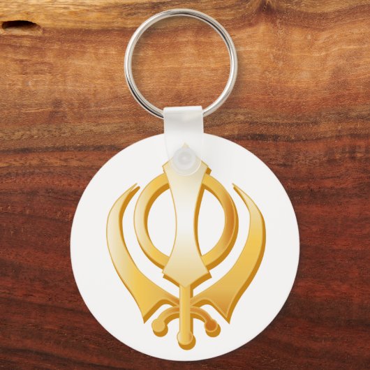 Porte-clés Symbole sikh (Recto)