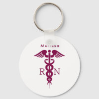 Symbole simple rouge RN Caduceus