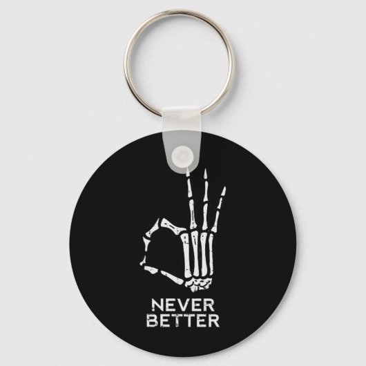 Porte-clés Symbole Skeleton Halloween M (Recto)