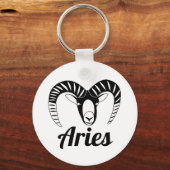 Porte-clés SYMBOLE SYMBOLE Aries Ram SYMBOLE Astrologique (Verso)