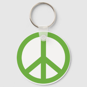 PORTE-CLÉS SYMBOLE SYMBOLE DE LA PAIX VERTE