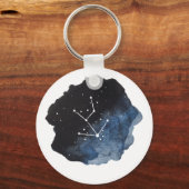 Porte-clés Symbole Taurus Zodiac Constellation Star Galaxy (Recto)