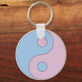 Porte-clés Symbole transgenre Yin Yang (Recto)